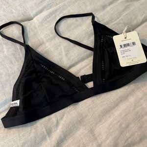 hythm Bathing Suit *Top Only* in Black - Size 12 / L